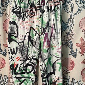 SHEIN graphic tee sweatpants
